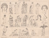 Greek sculpture of a later period. Greece 1873 old antique print picture