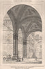 Loge de la Seigneurie, at Florence, perspective view of interior. Italy 1873