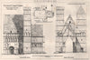 Cormac's Chapel, Cashel, drawn by Arthur Hill of Cork. Ireland 1873 old print