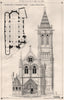 St. Wilfrid's church, York. Blake street front; Geo. Goldie Architect 1873