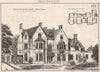 Doddington Rectory, Cambridgeshire. Garden front; William Smith Architect 1873