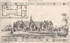 New schools, Newport, Shropshire; perspective view; John Ladds Architect 1873