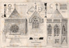 St. Peter's Orphanage, Broadstairs. John P. Seddon, Architect. Kent 1873 print