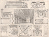 Early Christian architecture . Architecture 1873 old antique print picture