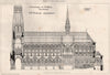 Cathedral of St. Mary, Edinburgh; W. Burges, Architect. Scotland 1873 print