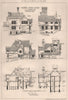 Coombe Farmhouse for C. & Murrieta Esq, Wadhurst Park . Sussex 1873 old print