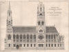 Cathedral Church of St. Mary, Edinburgh; Alexr. Ross, Architect 1873 old print