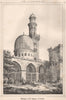 Mosque of El Gaouly at Cairo . Egypt 1874 old antique vintage print picture