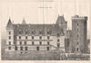 Chateau de Pau. Pyrénées-Atlantiques 1874 old vintage print picture