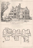Bristall Holt, Leicester. W.H. Walker, Esqr; Jos Goddard, Architect 1874 print