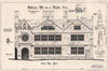 Riddlesden Hall, nr. Keighley, Yorkshire. Drawn by WY Sugden & Sharpe Smith 1874