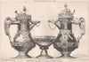 Decanters, designed by the owner - W. Burges, Architect. Design 1874 old print