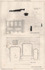 Stairs in house, St. Lô; Shop, St. Lô. Manche 1874 old antique print picture