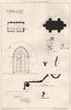 St. Giles near St. Lô. Manche 1874 old antique vintage print picture