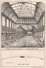 Floating Swimming Baths Co (Limited). Charing Cross Bath. London 1874 print