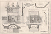 Beauvale, the residence of Lord Cowper. Fireplaces mantles. Nottinghamshire 1874