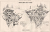 Moissac Abbey (Tarn-et-Garonne); Caps in cloister 1874 old antique print