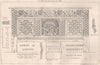 Chest in vestry; Croscombe, Somerset 1874 old antique vintage print picture