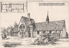 New stables for A. Manser, Lampits; Edward Burgess Architect. Essex 1874 print