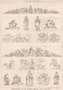 Sculptures of the German School, XIXth. Century. Decorative 1874 old print