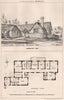 Cottage Hospital, Bromley, Kent. London 1874 old antique vintage print picture