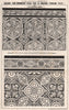Design for encaustic tiles for R. Minton Taylor & Co; JP Seddon, Architect 1874
