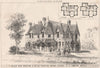Villa for Baron S. de St. Trivier, near Lyons; T.T. Smith, Archt. Rhône 1875