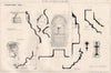 Someries Castle, Brick. Bedfordshire 1875 old antique vintage print picture