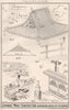 Japanese wood construction illustrating article; by E.W. Godwin 1875 old print