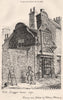 Hull, Dagger Lane, 1873. Yorkshire 1875 old antique vintage print picture