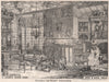 Designed for Shoolbred, a Jacobite dining room; Owen W. Davis Architect 1875