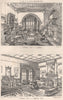 Library & drawing room; W. Wilkinsons Architect, Oxford. Oxfordshire 1875