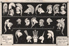 Greek helmets with fixed & with moveable visors 1875 old antique print picture