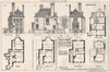 Spring Bank, Haverstock Hill; J.M. Brydon, Architect. London (2) 1875 print