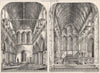 St James's church, Grimsby, Lincolnshire; restoration; RJ Whiters 1875 print