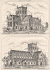 St James's church, Grimsby, Lincolnshire; restoration; R.J. Whiters 1875 print