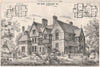 New House, Streatham Hill; R.W. Edis F.S.A. Architect. London 1875 old print