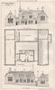 New Schools, Penarth; H.C. Harris A.R.I.B.A. Architect. Wales 1875 old print