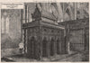 St. Edward's shrine, Westminster Abbey, in 14C, drawn by T.H. Longfield 1875