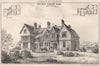 New House, Twineham, Sussex; Robert W. Edis F.S.A. Architect 1875 old print