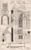 Ardingly College Chapel. Windows & buttresses; R.H. Carpenter Archt. Sussex 1875