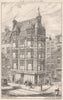 No.1. Poultry E.C; J. and J. Belcher, Architects. London 1875 old print
