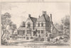 House, Park Street, Bridgend, for W.J. Lewis; H.C. Harris Architect. Wales 1875