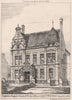 Design for Board of Works offices, Greenwich; W.C. Brangwyn, Architect 1875