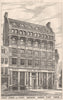 Messrs Benham & Froud's Warehouse, Chandos Street, Charing Cross 1876 print