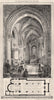 Church of St. Chad, Haggerston. Side chapel & plan; James Brooks, Archt 1876