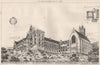 St. Benedict's Abbey, Canterbury; Dann & Hansom Architect 1876 old print
