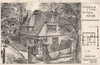 Entrance Lodge, The Priory, Mill Hill; Thos E. Collcutt, Architect 1876 print
