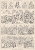 Works of Raphael Sanzio of Urbino. Italy 1876 old antique print picture