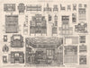 Neo-Jacobean furniture; designed by Bernard E. Smith, Architect. Design 1876